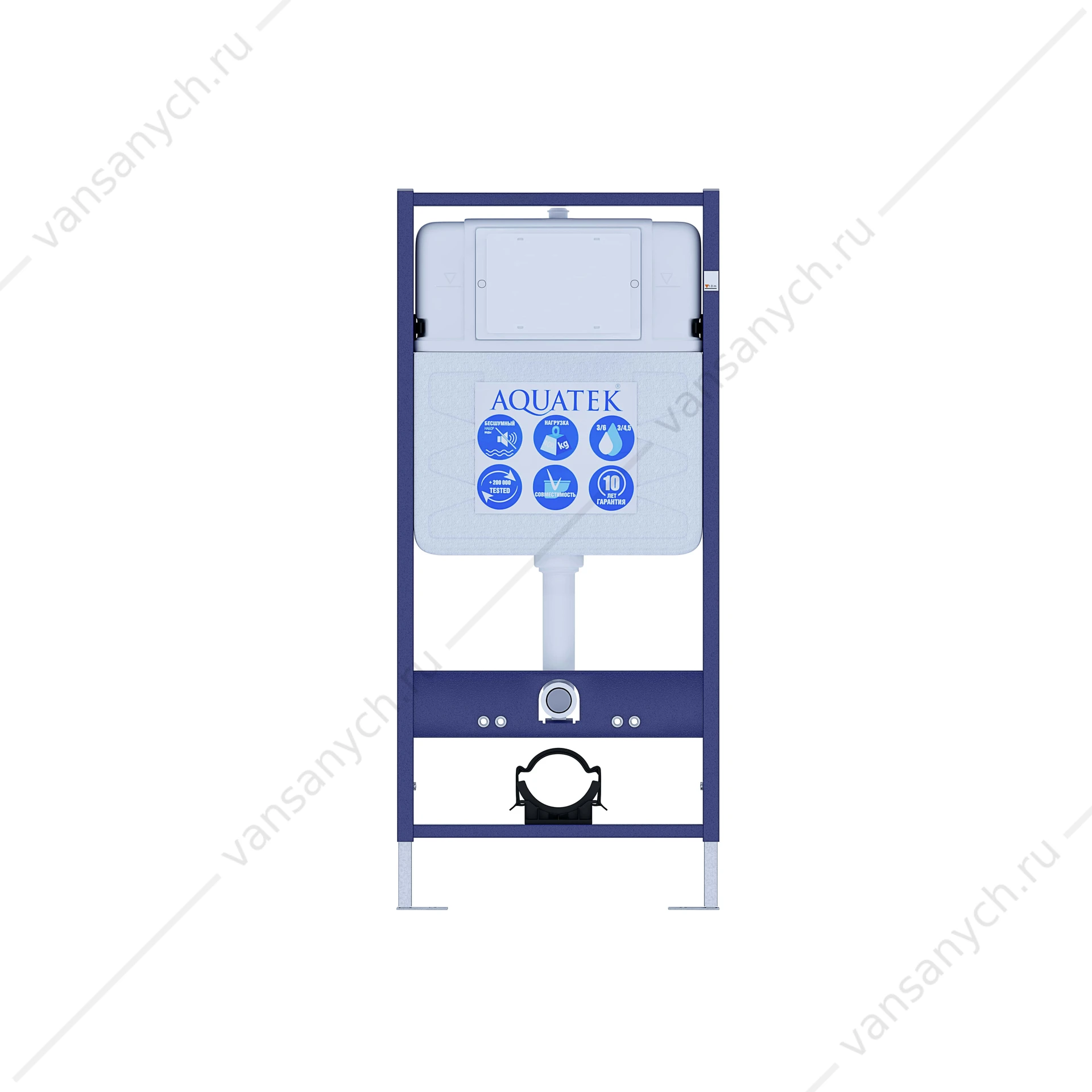 Инсталляция для подвесного унитаза Aquatek Standart 50 INS-0000012
