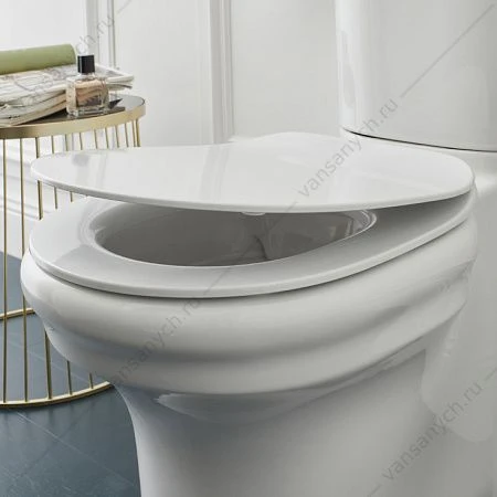 Чаша унитаза безободкового напольного Jacob DELAFON CLEO 1889, выпуск vario, белый, UJAC102-0