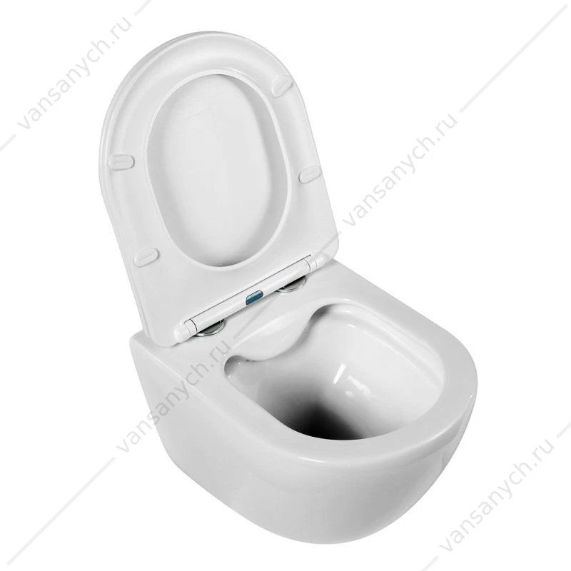 Унитаз безободковый подвесной BELBAGNO AMANDA, белый, BB051CHR