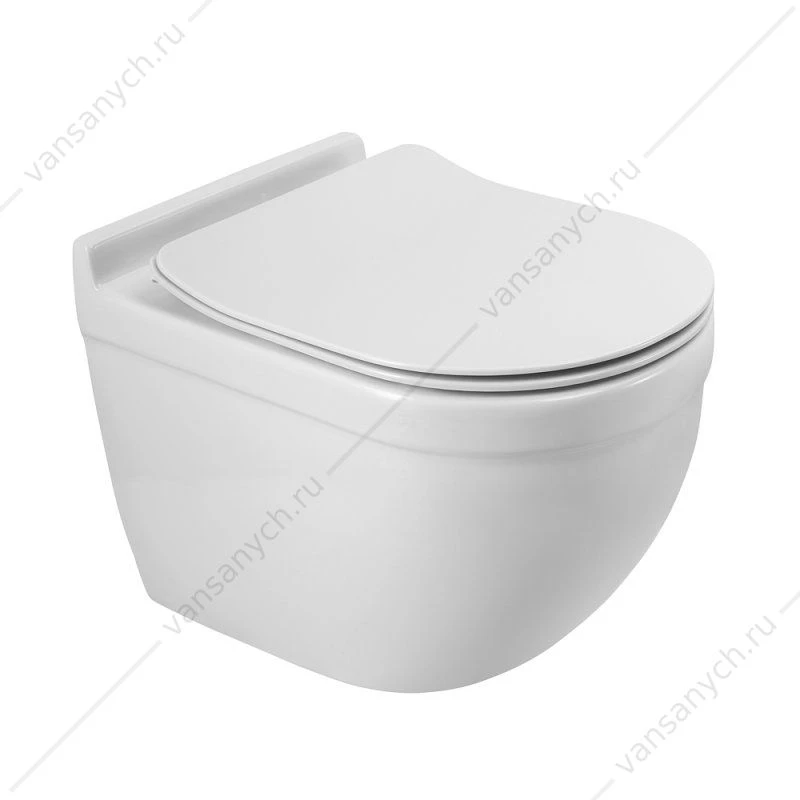 Унитаз безободковый подвесной BELBAGNO SENSO-TOR, белый, BB017CH-TOR