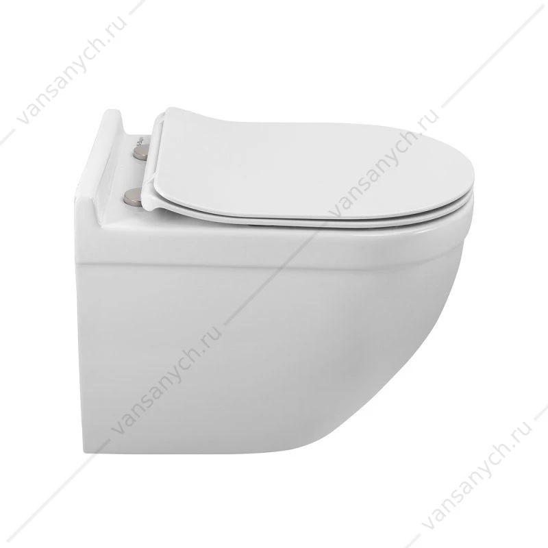 Унитаз безободковый подвесной BELBAGNO SENSO-TOR, белый, BB017CH-TOR