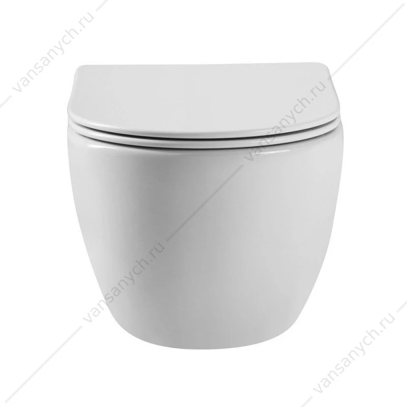 Унитаз с функцией биде безободковый CEZARES COMFORT, белый, CZR-191-TH/BS