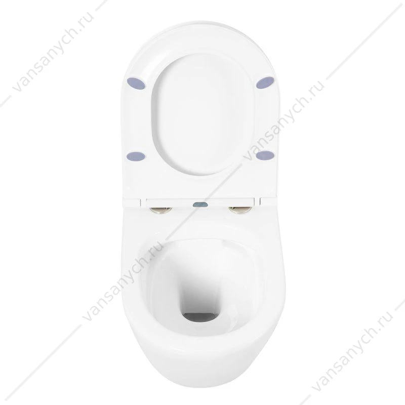 Унитаз безободковый ВELBAGNO TRE подвесной с сиденьем микролифт, быстросъем, BB8001CHR/SC