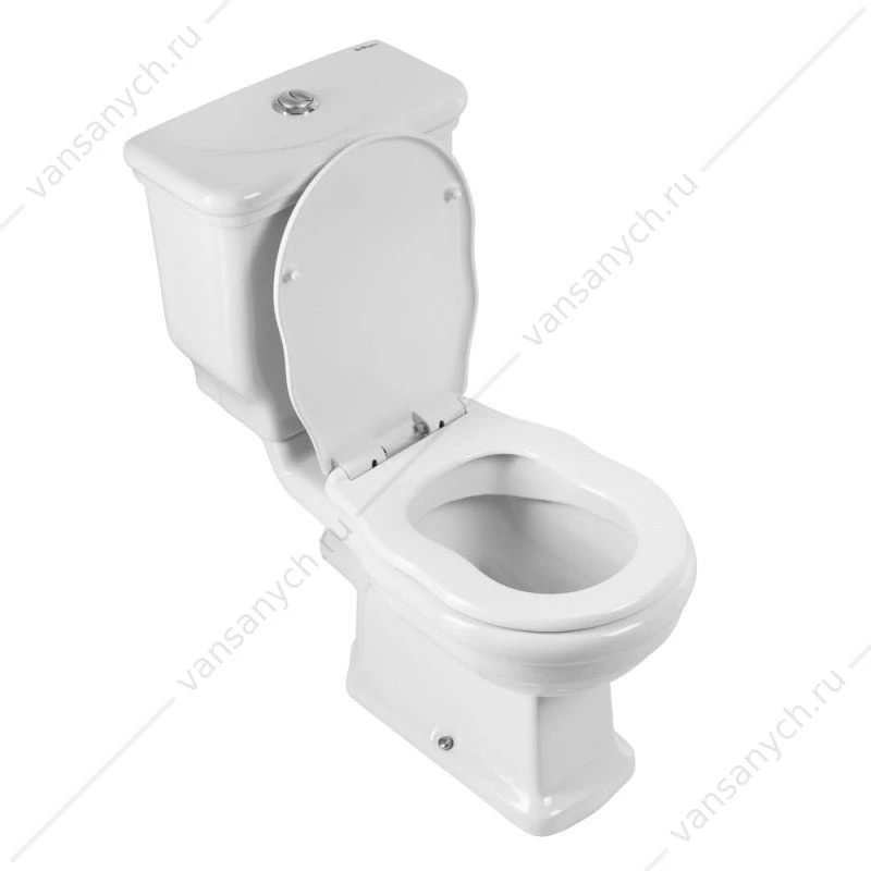Чаша безободкового унитаза-компакт BELBAGNO BOHEME P-TRAP горизонт. выпуск BB115CPR
