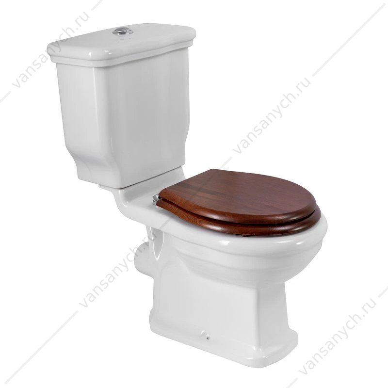 Чаша безободкового унитаза-компакт BELBAGNO BOHEME P-TRAP горизонт. выпуск BB115CPR