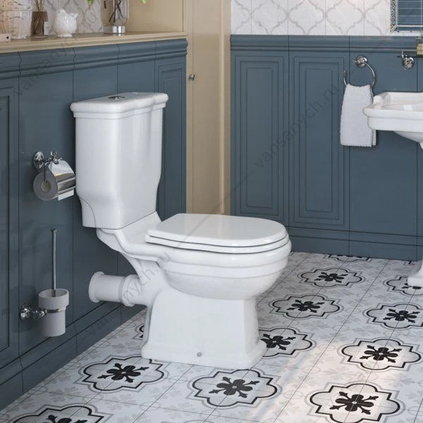Бачок унитаза-компакт BELBAGNO BOHEME P-TRAP горизонт. выпуск BB115T