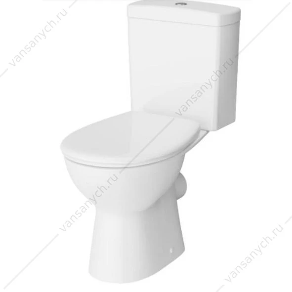 Унитаз компакт безободковый Vitra Norm Zeitgeist, с сиденьем микролифт, 9864B099-7208