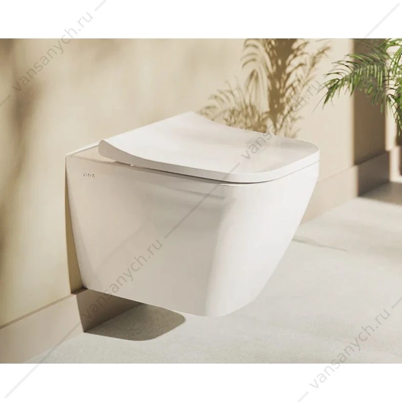 Унитаз безободковый Integra Square подвесной, белый, 7082B003-0075