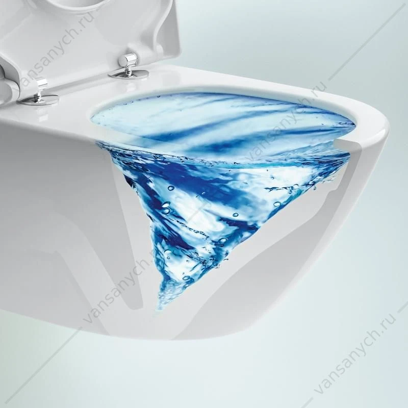 Унитаз безободковый Villeroy & Boch SUBWAY 3.0 с сиденьем (микролифт, быстросъем) 4670TS01 комбипак, подвесной