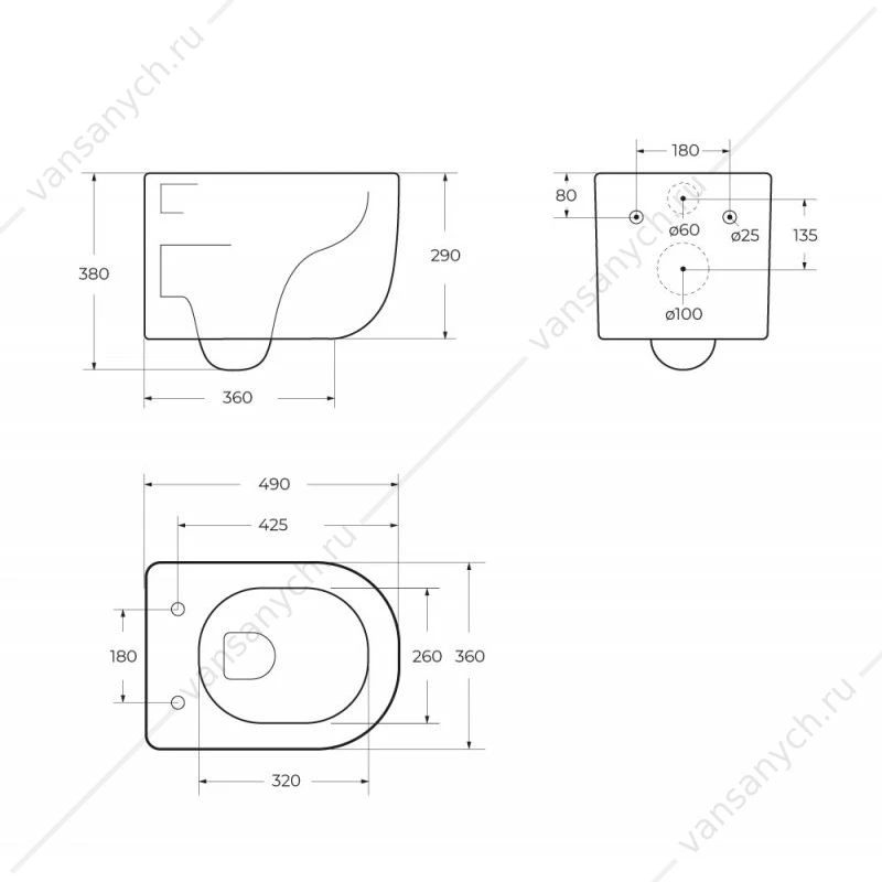 Унитаз безободковый BELBAGNO SOFT-TOR смыв TORNADO, подвесной белый BB084CH-TOR