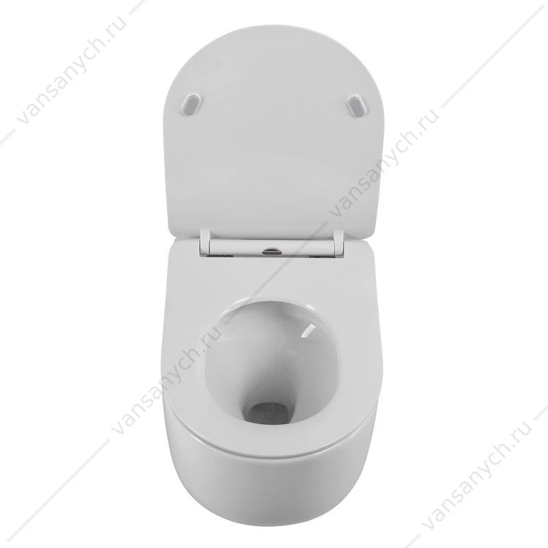 Унитаз безободковый BELBAGNO SOFT-TOR смыв TORNADO, подвесной белый BB084CH-TOR