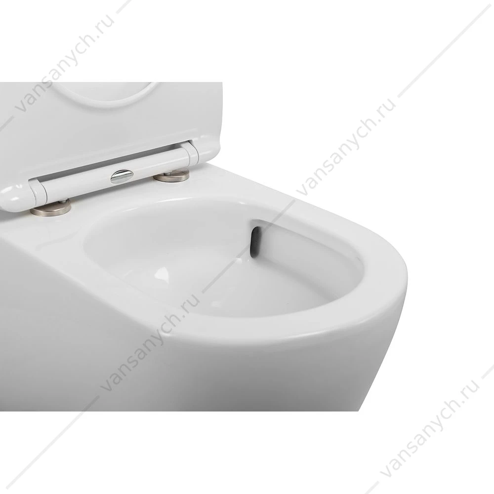 Чаша унитаза безободкового BELBAGNO SFERA-TOR, смыв TORNADO, белый BB2141CP-TOR