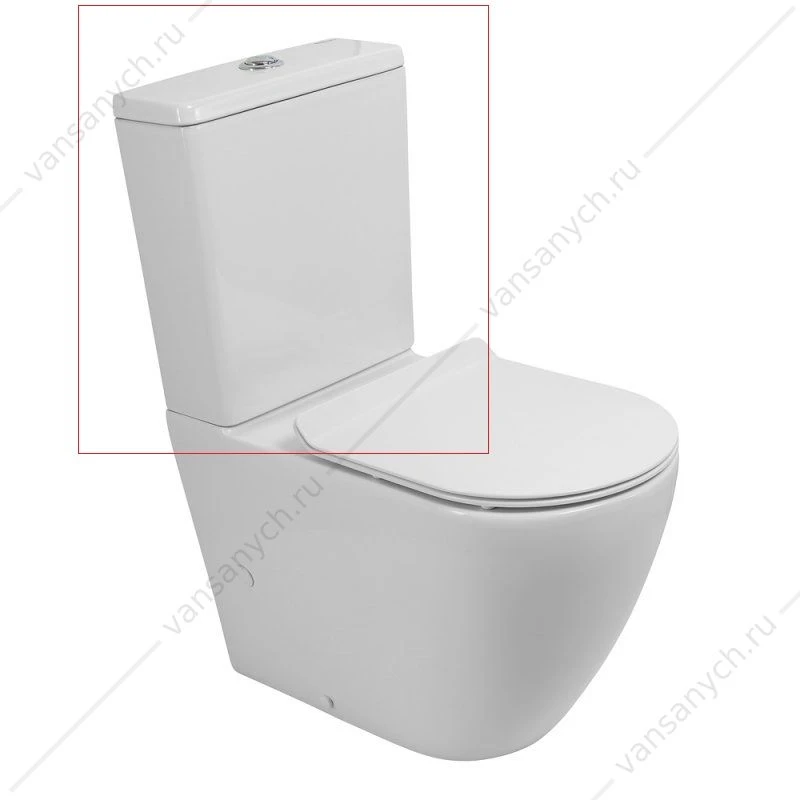 Бачок к чаше унитаза напольного BELBAGNO SFERA-TOR белый, BB2141T