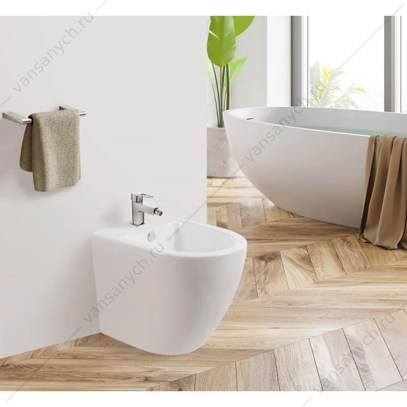 Биде напольное BELBAGNO SFERA-R белый BB2141B