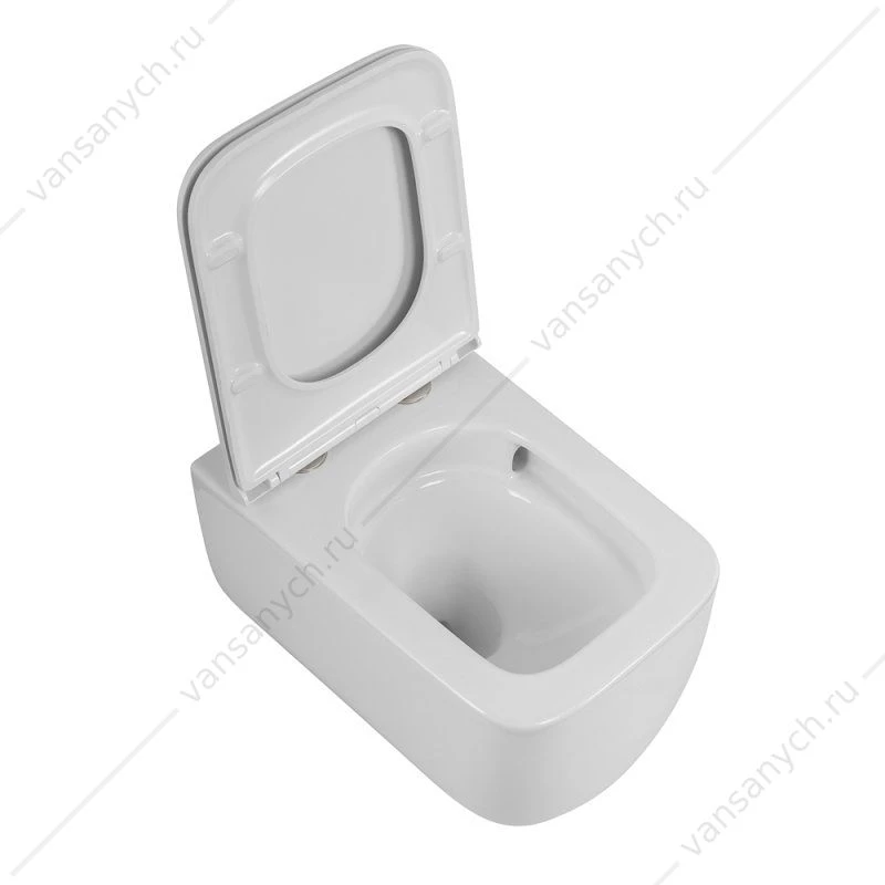Унитаз безободковый BELBAGNO LUCE-TOR сиденье микролифт, быстросъем, BB076CH-TOR/SC