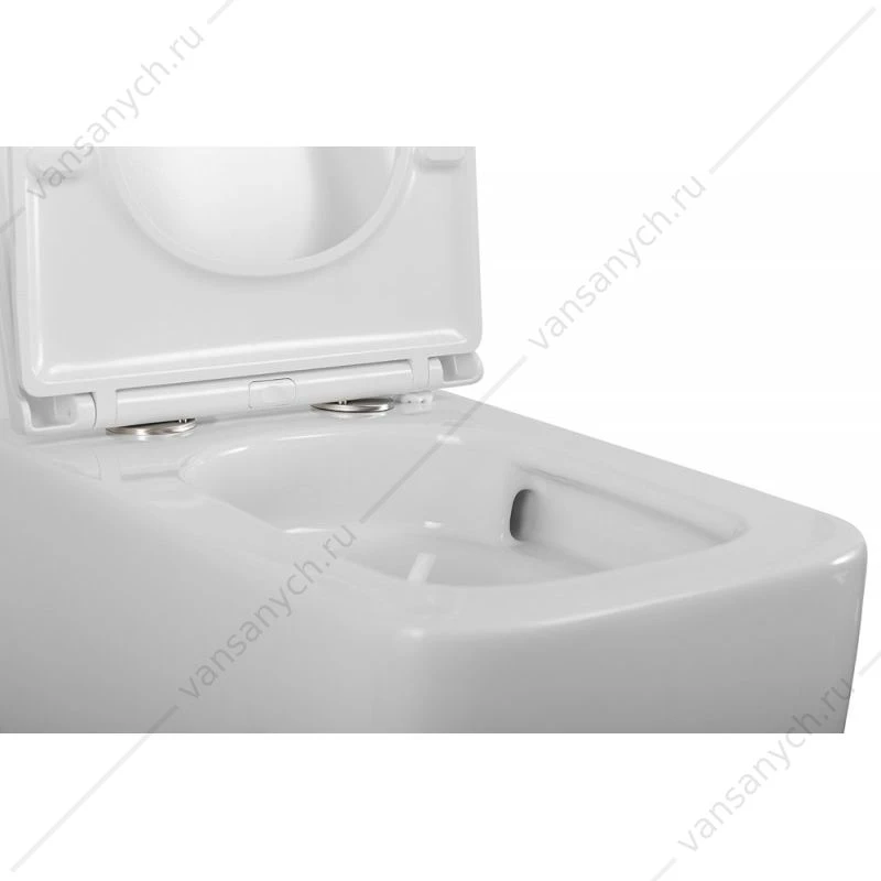 Унитаз безободковый BELBAGNO LUCE-TOR сиденье микролифт, быстросъем, BB076CH-TOR/SC