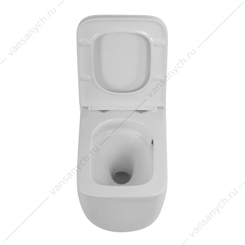 Унитаз безободковый BELBAGNO LUCE-TOR сиденье микролифт, быстросъем, BB076CH-TOR/SC