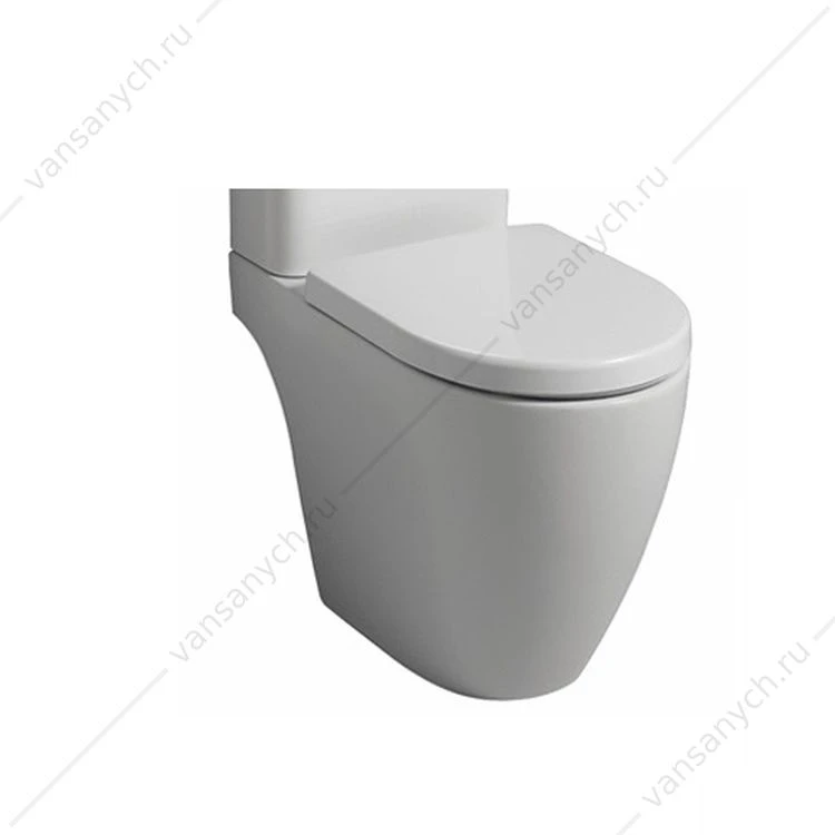 Чаша безободкового унитаза напольного KERAMAG iCon 200460000