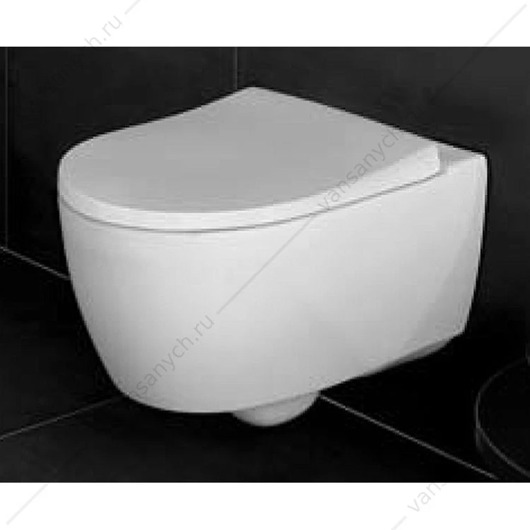 Сиденье для унитаза KERAMAG iCon SLIM с микролифтом soft close