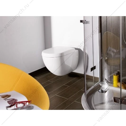 Унитаз подвесной Villeroy & Boch SUBWAY 375х565мм 66001001P
