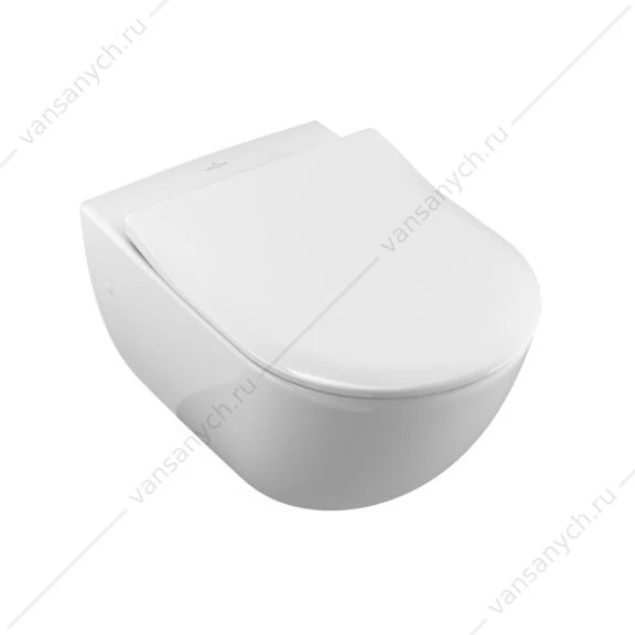Унитаз подвесной Villeroy & Boch SUBWAY 375х565мм 66001001P