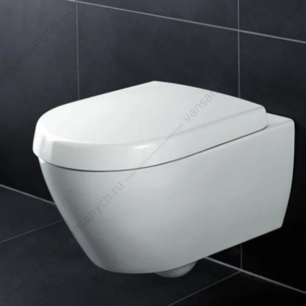 Сиденье VILLEROY & BOCH Subway 2.0 быстросъем, микролифт, цвет weiss alpin, 9M68S101