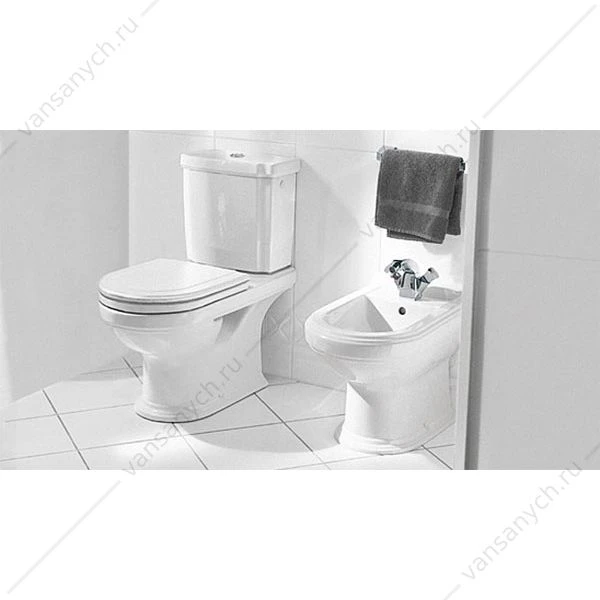 Чаша унитаза напольного VILLEROY & BOCH Hommage 370х725мм, под бачок 7721, CP 666210R1