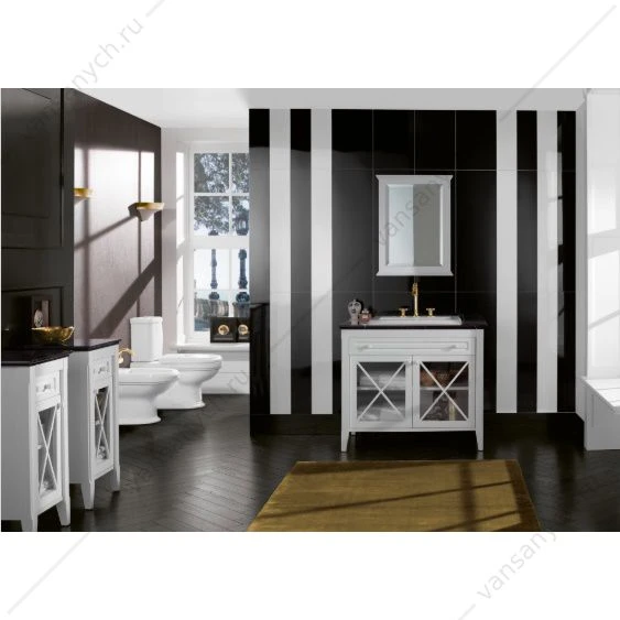 Чаша унитаза напольного VILLEROY & BOCH Hommage 370х725мм, под бачок 7721, CP 666210R1
