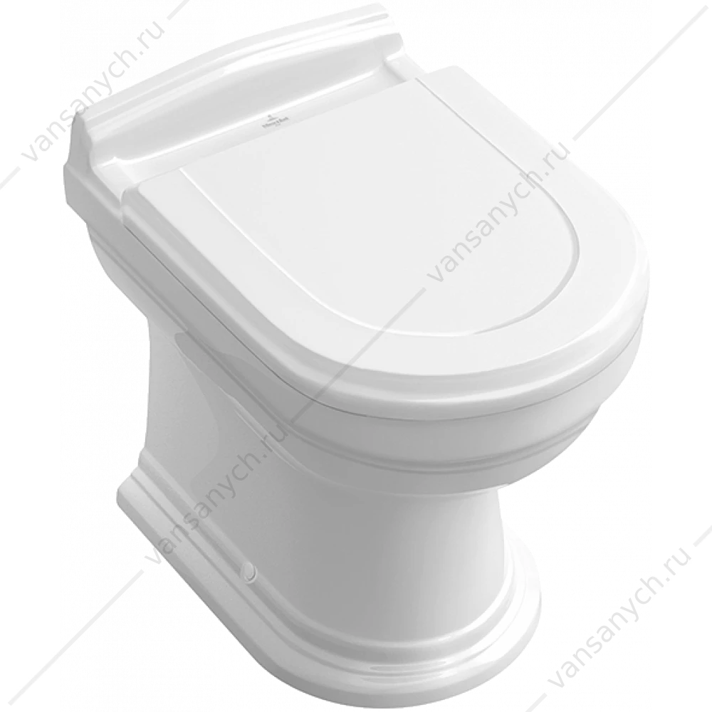 Сиденье для унитаза VILLEROY & BOCH Hommage 6661/6662, быстросъем, микролифт 8809S1R1