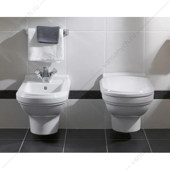 Сиденье для унитаза VILLEROY & BOCH Hommage 6661/6662, быстросъем, микролифт 8809S1R1
