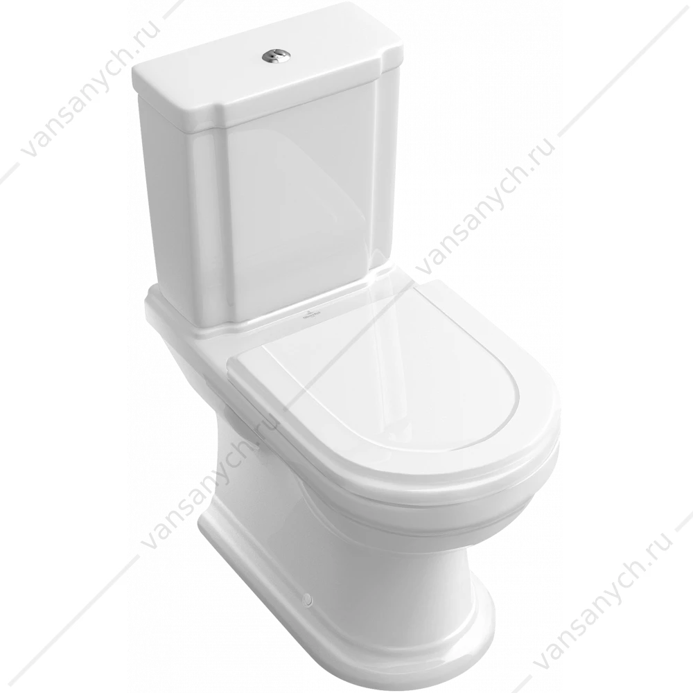 Сиденье для унитаза VILLEROY & BOCH Hommage 6661/6662, быстросъем, микролифт 8809S1R1