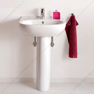 Раковина 50х40 VILLEROY & BOCH O.Novo с переливом, с 1 отв. под смеситель, weiss alpin, 53605001