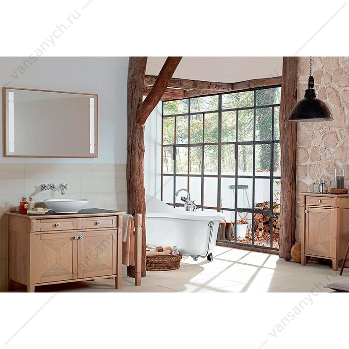 Раковина 43х43 для установки на столешницу VILLEROY & BOCH Loop & Friends D=430 mm без отв, 51440001