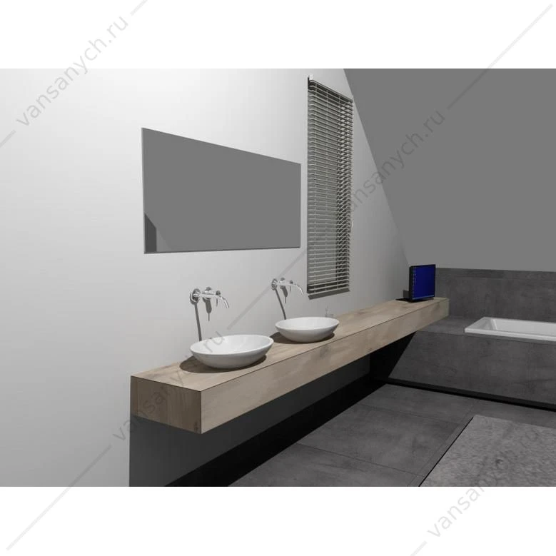 Раковина 59х38 для установки на столешницу VILLEROY & BOCH Loop & Friends 585х380мм, 51510001