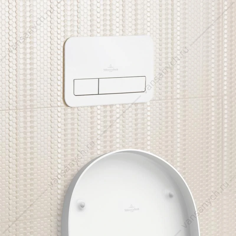 Кнопка смыва  VILLEROY & BOCH ViConnect белая 9224 9068