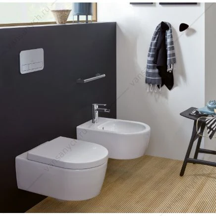 Клавиша смыва VILLEROY & BOCH ViConnect матовый хром 9224 9069