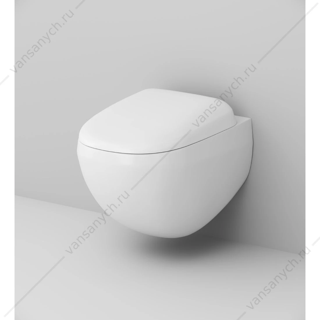 Унитаз безободковый подвесной  AM.PM FlashClean Sensation C301700WH