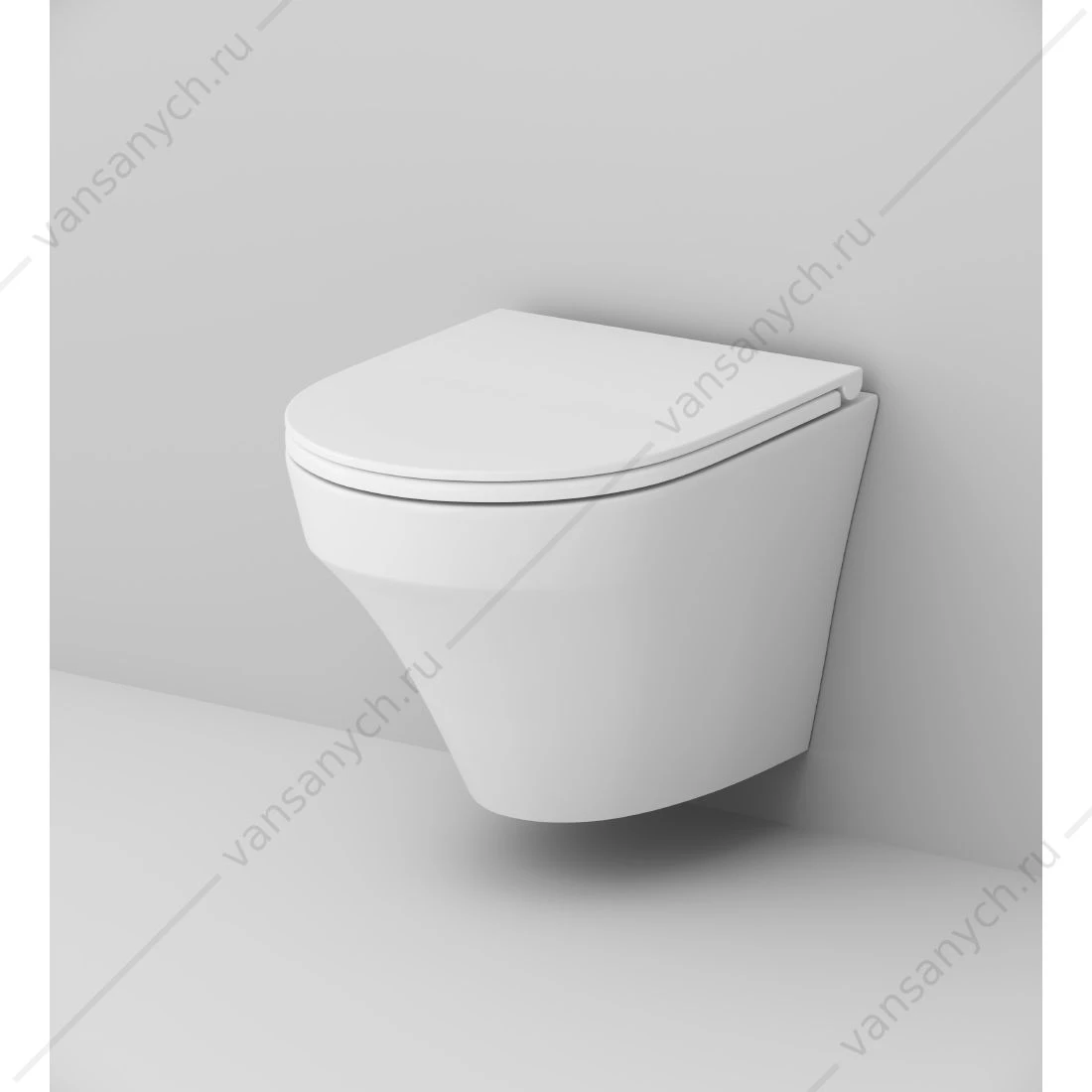 Унитаз безободковый подвесной  FlashClean C501700WH AM.PM AM.PM Inspire
