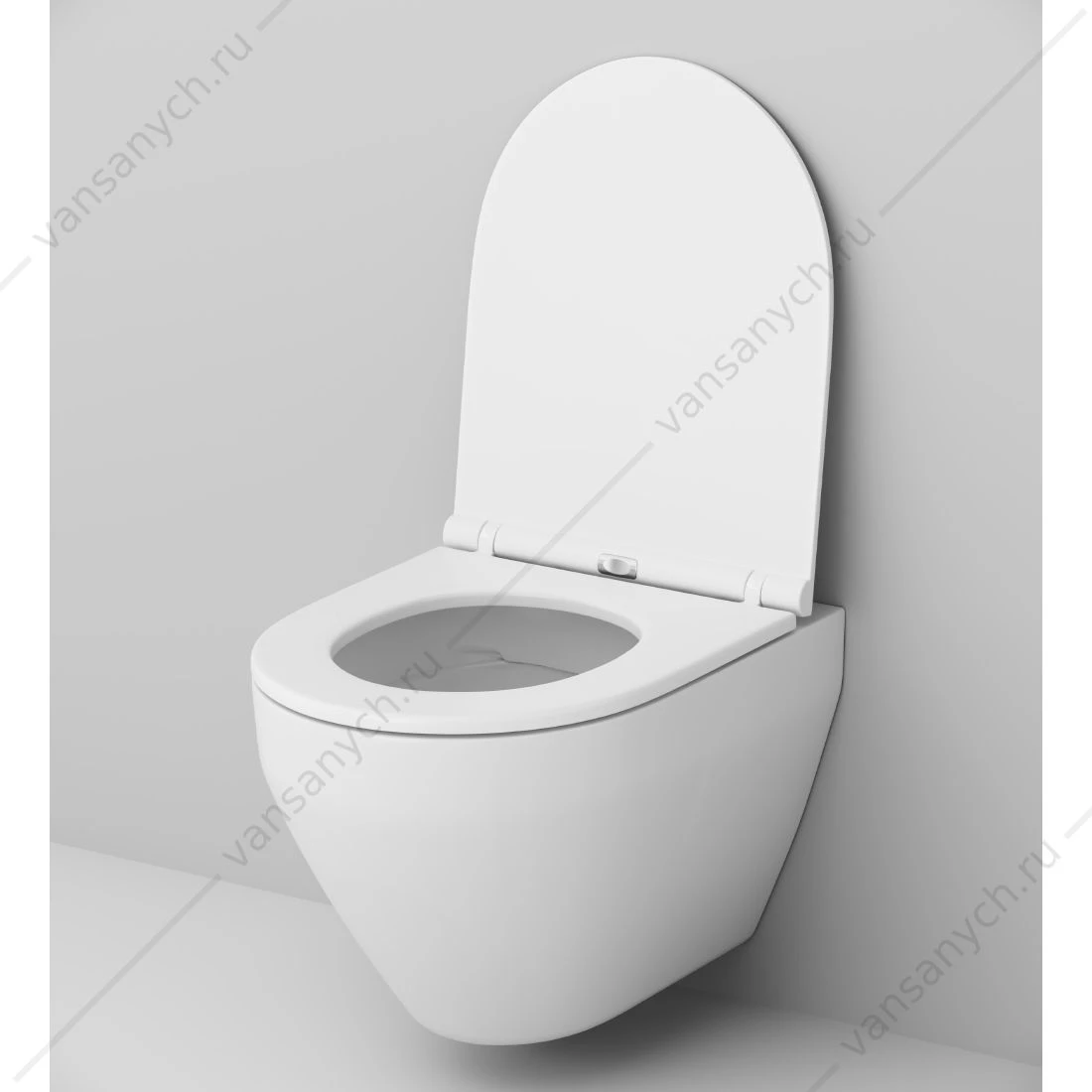 Унитаз безободковый подвесной  FlashClean C701700WH AM.PM Spirit V2.0