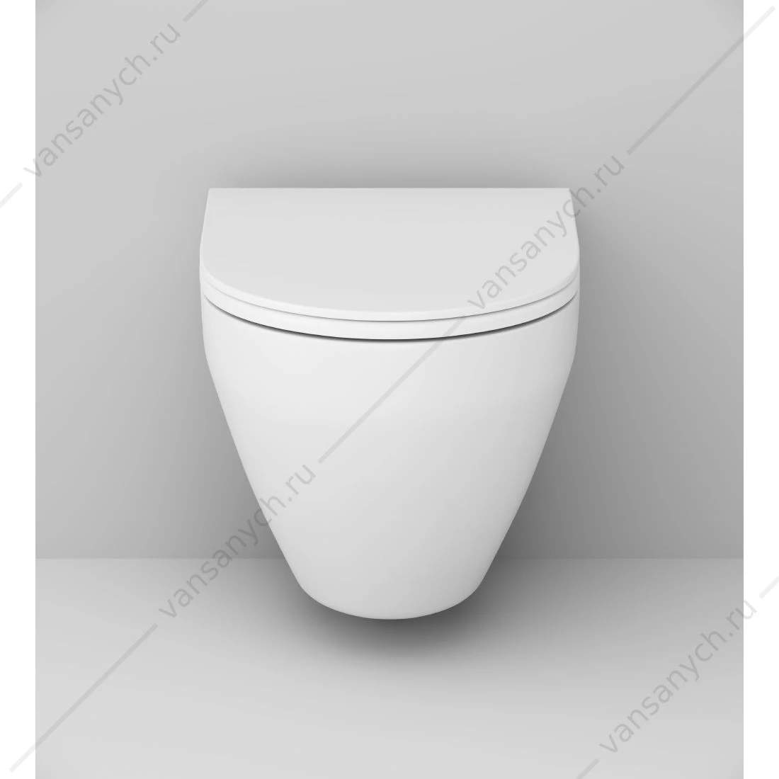 Унитаз безободковый подвесной  FlashClean C701700WH AM.PM Spirit V2.0
