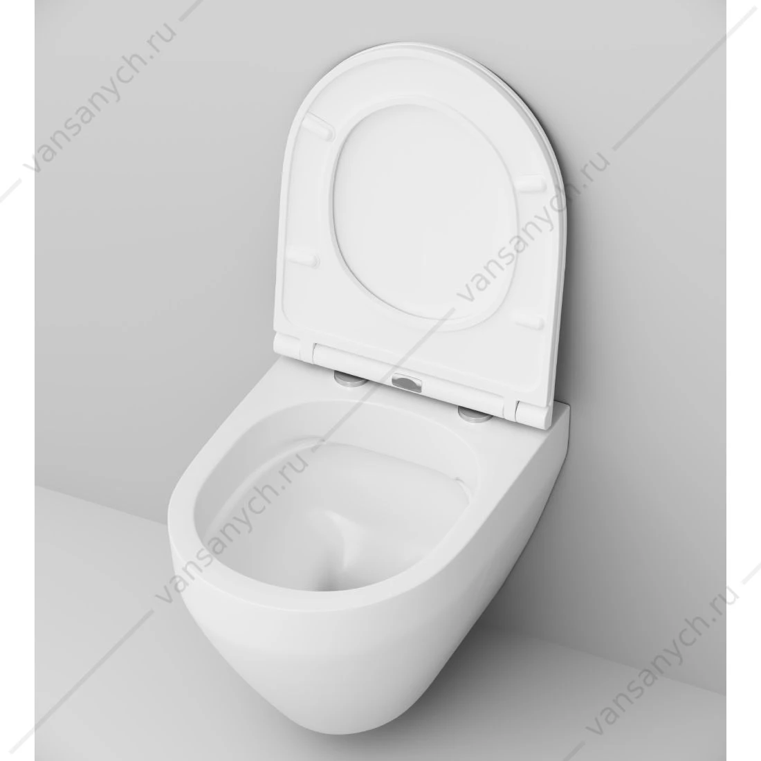 Унитаз безободковый подвесной  FlashClean C701700WH AM.PM Spirit V2.0