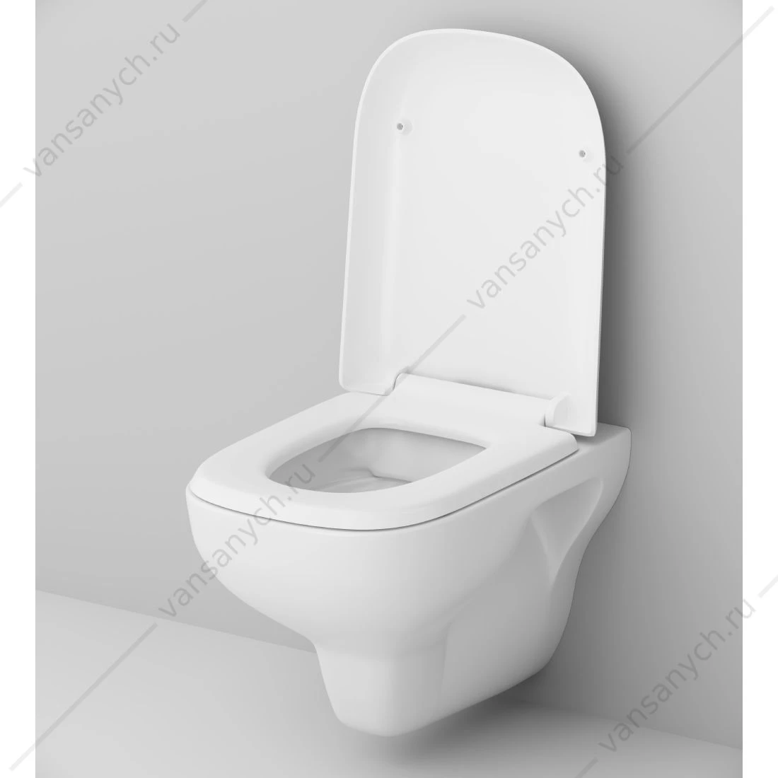 Унитаз безободковый подвесной  AM.PM Like FlashClean сиденье микролифт, C801700SC