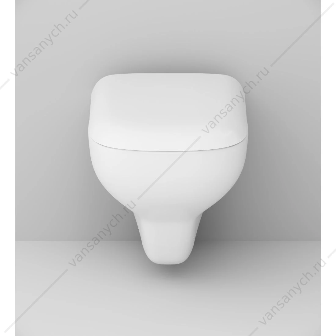 Унитаз безободковый подвесной  AM.PM Like FlashClean сиденье микролифт, C801700SC