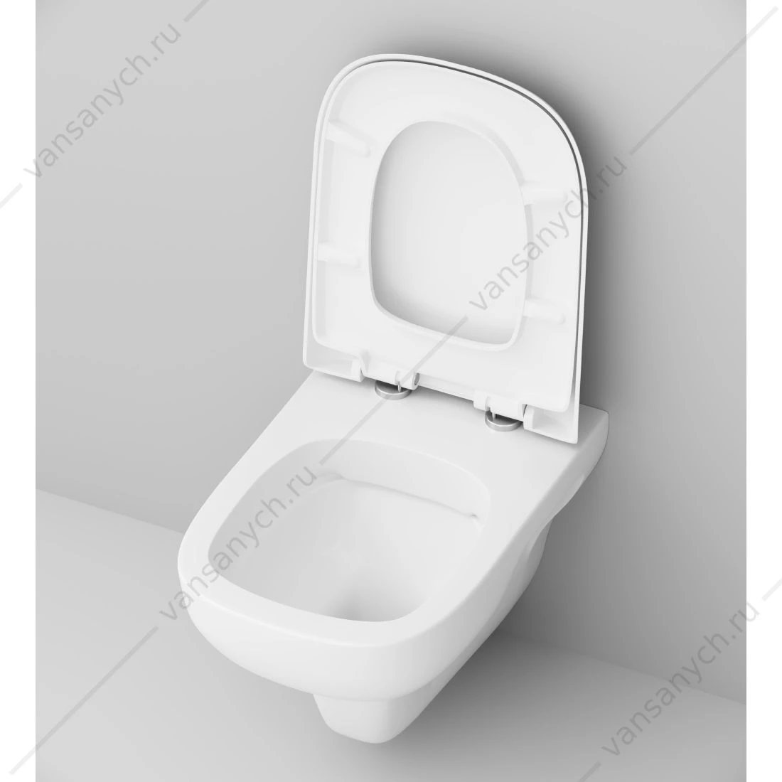 Унитаз безободковый подвесной  AM.PM Like FlashClean сиденье микролифт, C801700SC