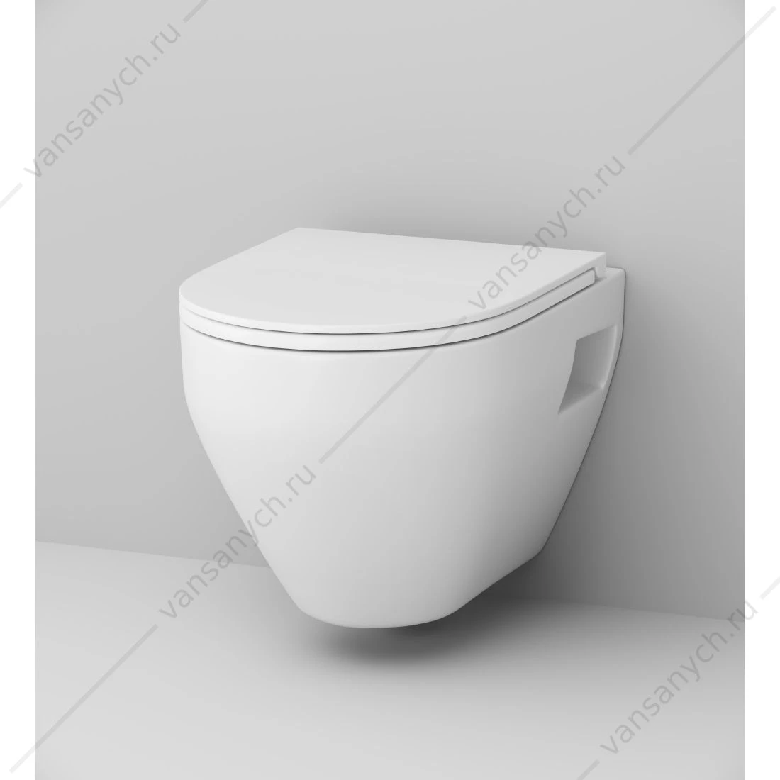 Унитаз подвесной  C701738WH AM.PM Spirit V2.0  без сиденья
