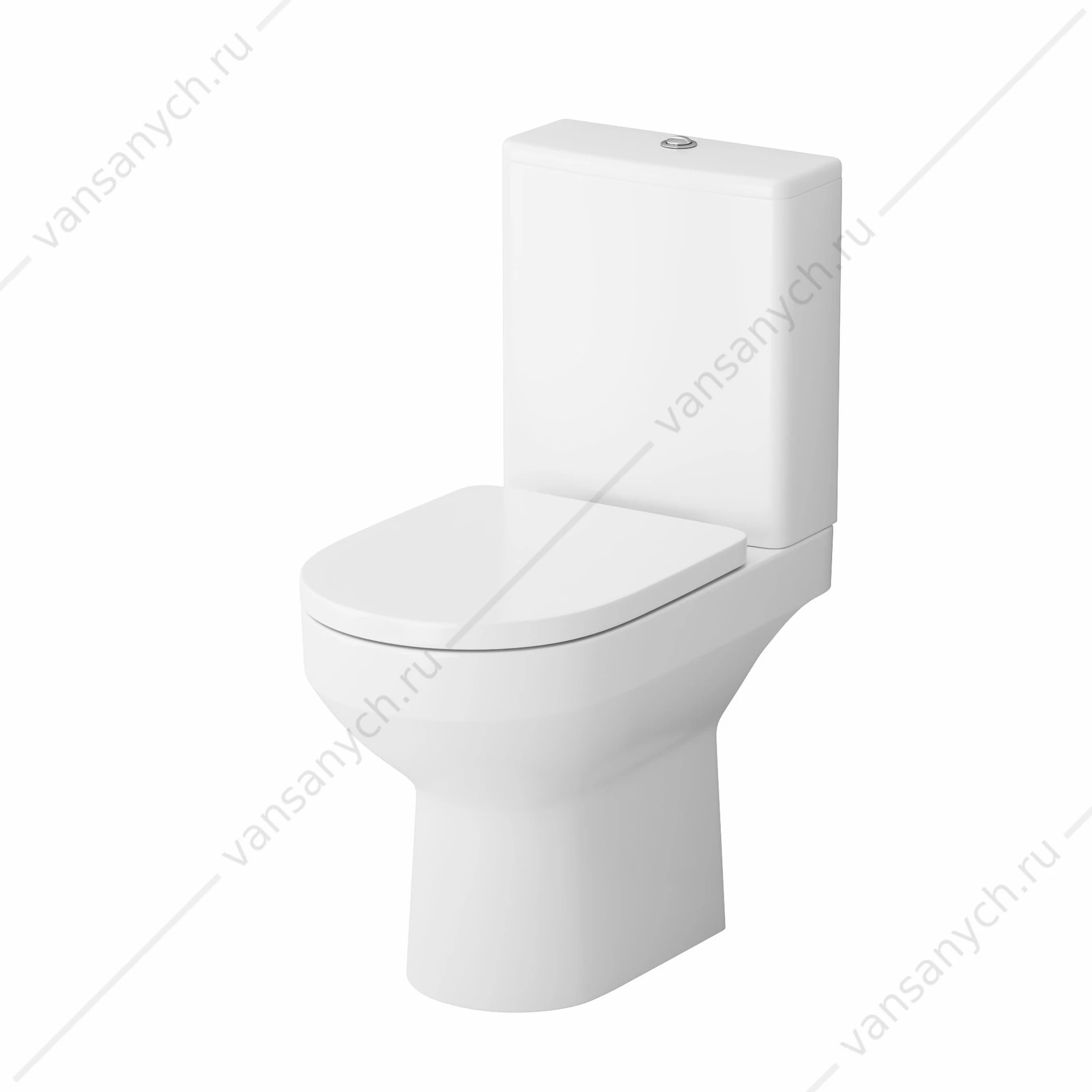 Унитаз-компакт безободковый FlashClean C708600WH AM.PM Spirit V2.0