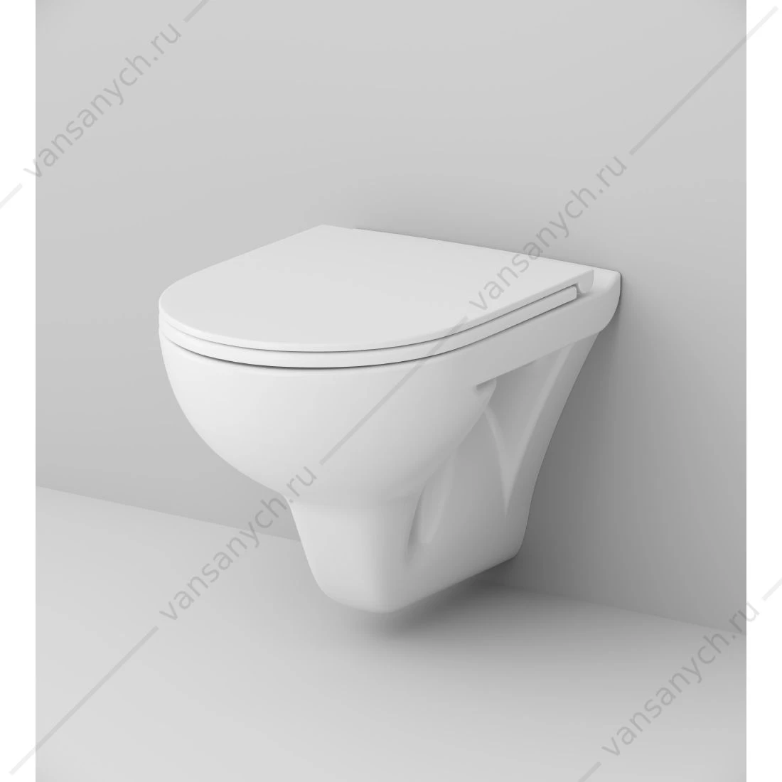 Унитаз подвесной  с сиденьем микролифт C901738SC AM.PM Gem