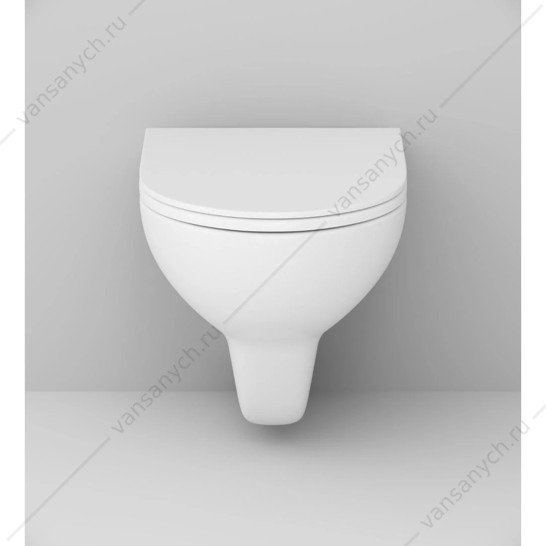 Унитаз подвесной  с сиденьем микролифт C901738SC AM.PM Gem