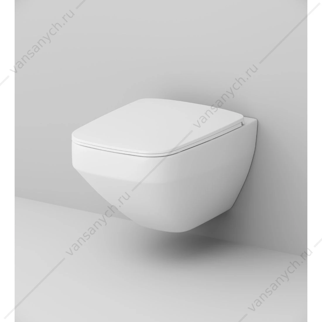 Унитаз безободковый подвесной AM.PM Inspire V2.0 FlashClean с сид. микролифт C50A1700SC