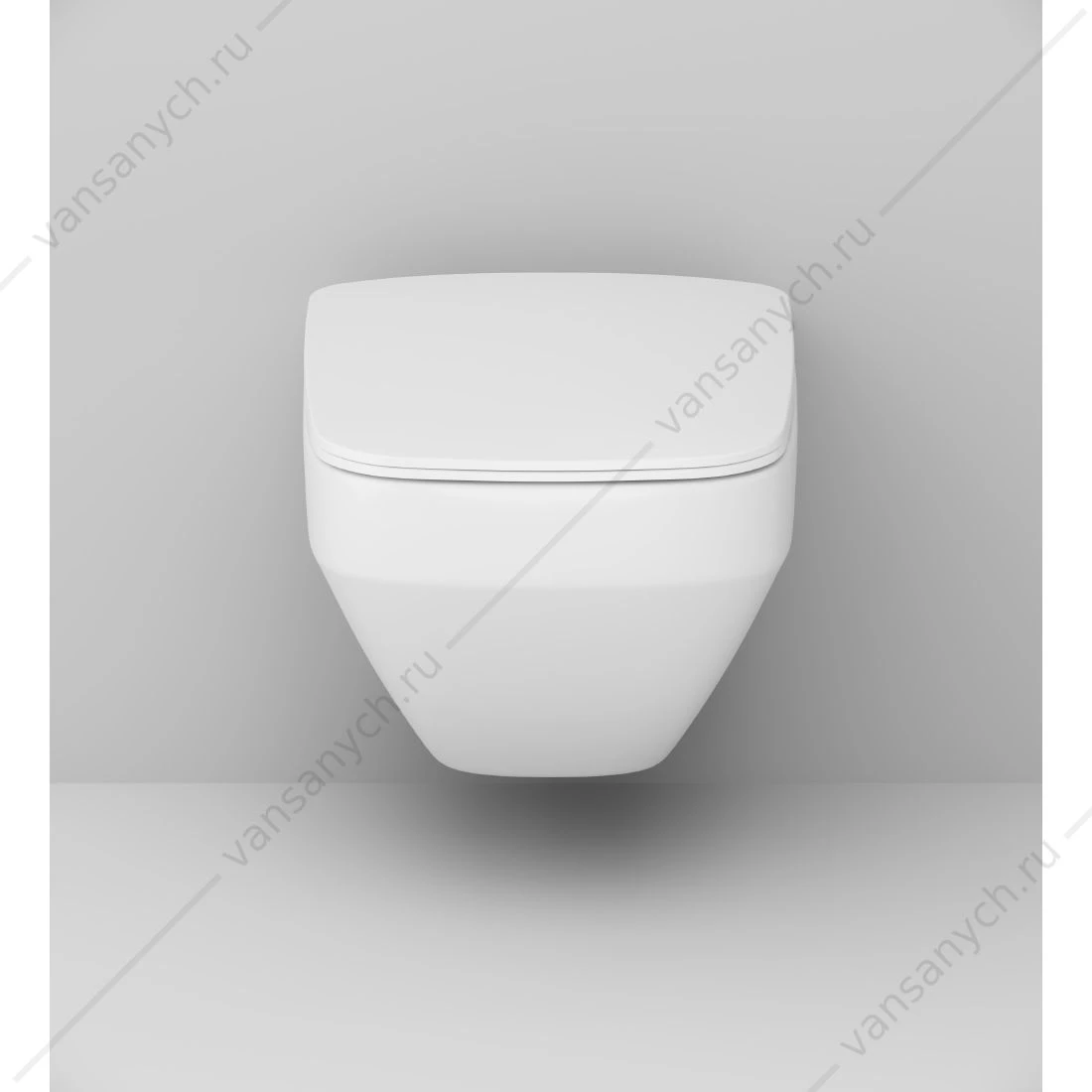 Унитаз безободковый подвесной AM.PM Inspire V2.0 FlashClean с сид. микролифт C50A1700SC